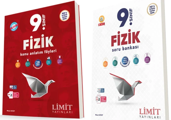 Limit 2025 9. Sınıf Fizik Kaf Konu + Soru Seti 2 Kitap Güncel Müfredat ürün görseli 1