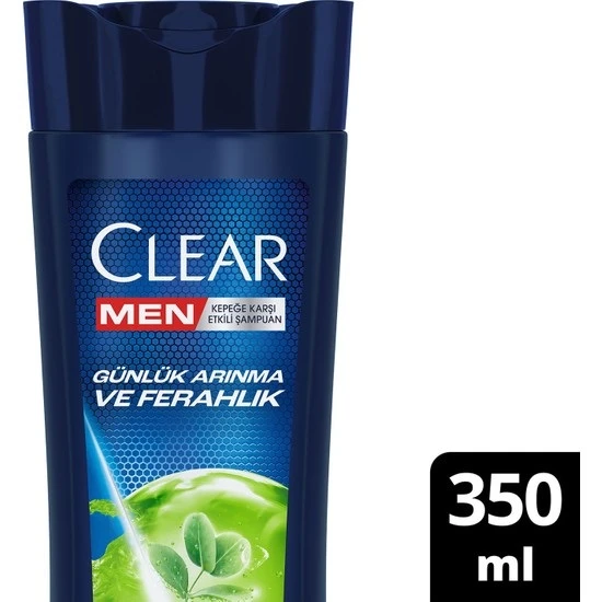 Clear Men Şampuan Günlük Arınma Ferahlık 350 Ml Yeni ürün görseli 1