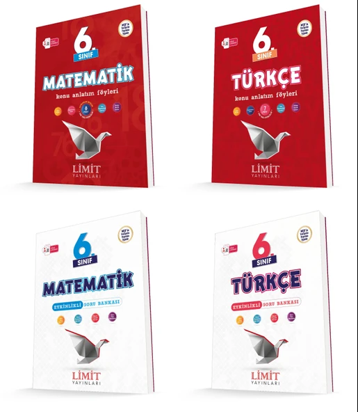 Limit 2026 6. Sınıf Matematik + Türkçe Konu Anlatım + Soru Seti 4 Kitap Güncel Müfredat ürün görseli 1