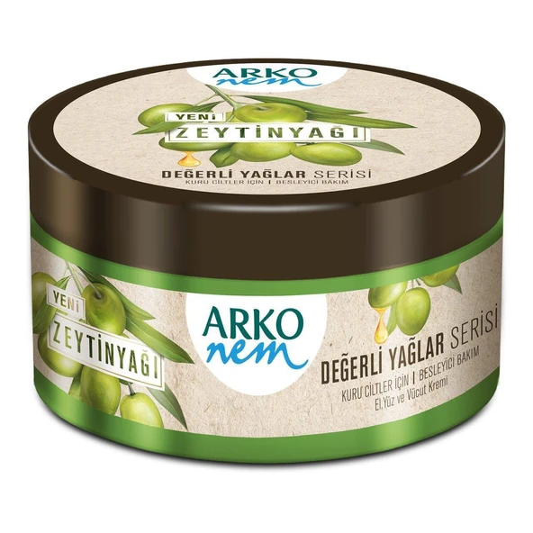 Arko Nem Değerli Yağlar Zeytinyağı Özlü Yeni Kavanoz Krem 250 Ml ürün görseli 1
