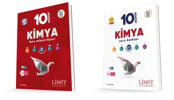 Limit 2025 10. Sınıf Kimya Kaf Konu + Soru Seti 2 Kitap Güncel Müfredat ürün görseli 1