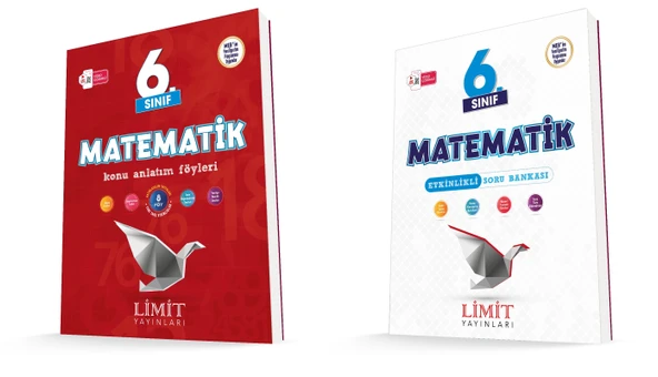 Limit 2026 6. Sınıf Matematik Konu Anlatım + Soru Bankası Seti 2 Kitap Güncel Müfredat ürün görseli 1
