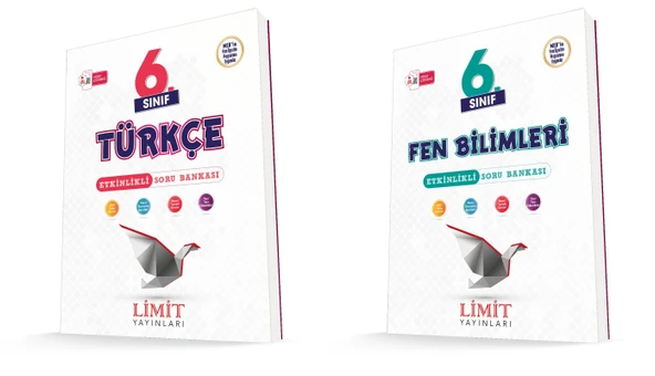 Limit 2026 6. Sınıf Türkçe + Fen Bilimleri Soru Bankası Seti 2 Kitap Güncel Müfredat ürün görseli 1