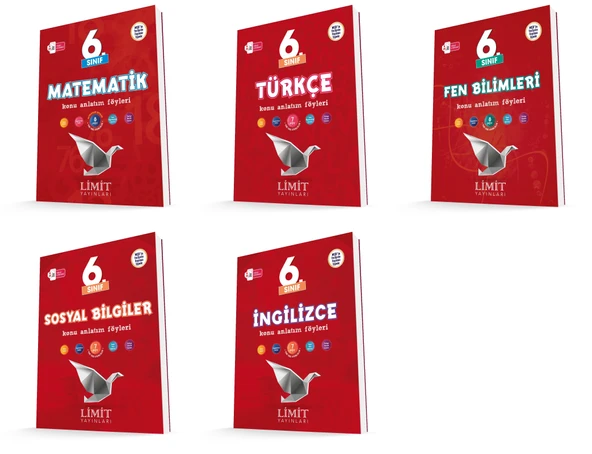 Limit 2026 6. Sınıf Matematik + Türkçe + Fen + Sosyal + İng Konu Seti 5 Kitap Güncel Müfredat ürün görseli 1