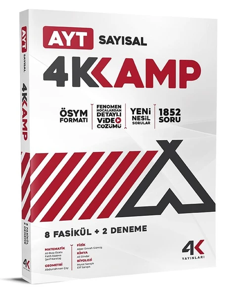 4K 2026 Ayt Sayısal Kamp Kitabı ürün görseli 1