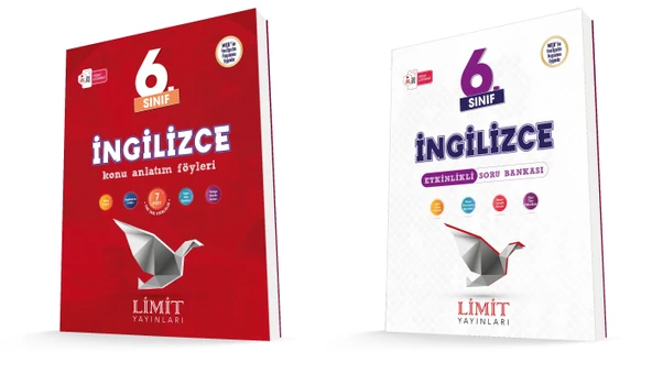 Limit 2026 6. Sınıf İngilizce Konu Anlatım + Soru Bankası Seti 2 Kitap Güncel Müfredat ürün görseli 1