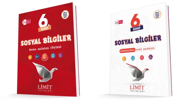 Limit 2026 6. Sınıf Sosyal Bilgiler Konu Anlatım + Soru Bankası Seti 2 Kitap Güncel Müfredat ürün görseli 1