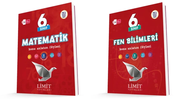 Limit 2026 6. Sınıf Matematik + Fen Bilimleri Konu Anlatım Seti 2 Kitap Güncel Müfredat ürün görseli 1