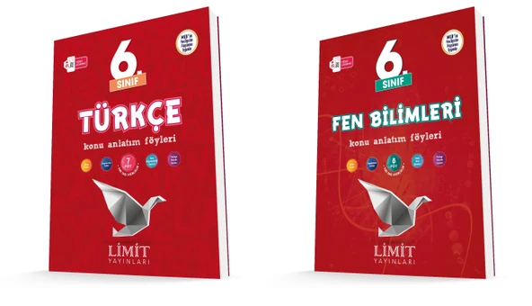 Limit 2026 6. Sınıf Türkçe + Fen Bilimleri Konu Anlatım Seti 2 Kitap Güncel Müfredat ürün görseli 1