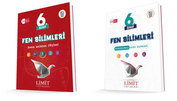 Limit 2026 6. Sınıf Fen Bilimleri Konu Anlatım + Soru Bankası Seti 2 Kitap Güncel Müfredat ürün görseli 1