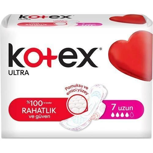 Kotex Ultra Tekli Uzun 7 Li ürün görseli 1