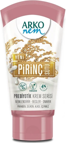 Arko Nem Pirinç Sütü Özlü Prebiyotik Tüp Krem 60 Ml ürün görseli 1