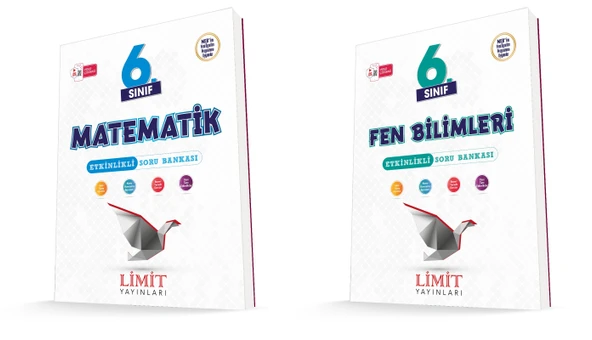 Limit 2026 6. Sınıf Matematik + Fen Bilimleri Soru Bankası Seti 2 Kitap Güncel Müfredat ürün görseli 1