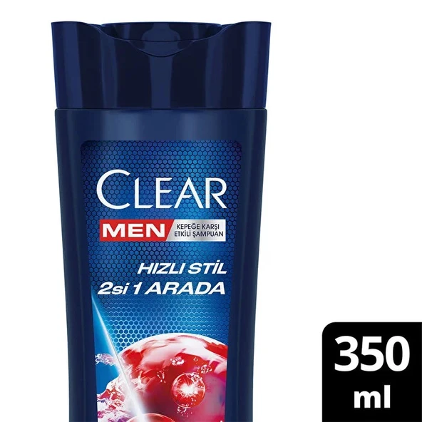Clear Men Şampuan Hızlı Stil 2si 1 Arada  350 Ml ürün görseli 1