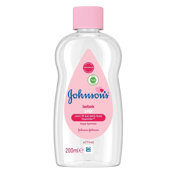 Johnsons Baby Bebek Yağı 200 Ml ürün görseli 1