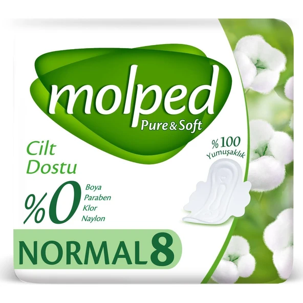 Molped Pure Soft Tekli Normal 8 Li ürün görseli 1