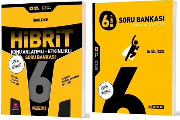 Hız 2026 6. Sınıf İngilizce Soru + Hibrit - Konu Seti 2 Kitap ürün görseli 1