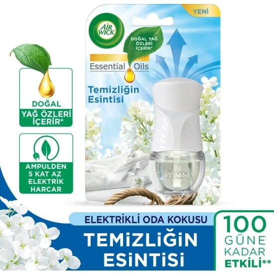 Air Wıck Elektrikli Oda Kokusu Temizliğin Esintisi 1 Adet Cihaz + 1 Adet Yedek ürün görseli 1