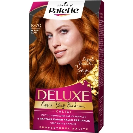 Palette Deluxe Saç Boyası 8-70 Tarçın Bakır ürün görseli 1