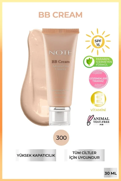 Note Bb Cream Advanced Skin Corrector No 300 ürün görseli 1
