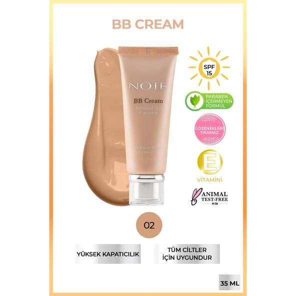 Note Bb Cream Advanced Skin Corrector No 02 ürün görseli 1