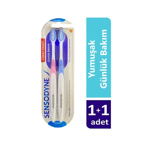 Sensodyne Günlük Bakım Diş Fırçası Yumuşak 1+1 ürün görseli 1