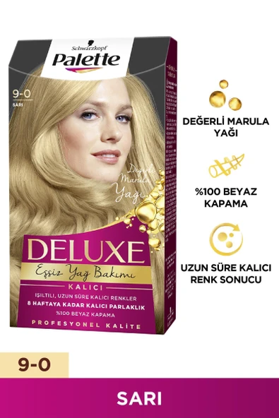 Palette Deluxe Saç Boyası 9-0 Sarı ürün görseli 1