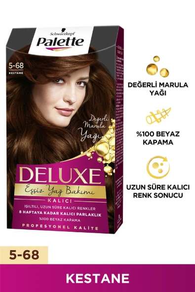 Palette Deluxe Saç Boyası 5-68 Kestane ürün görseli 1