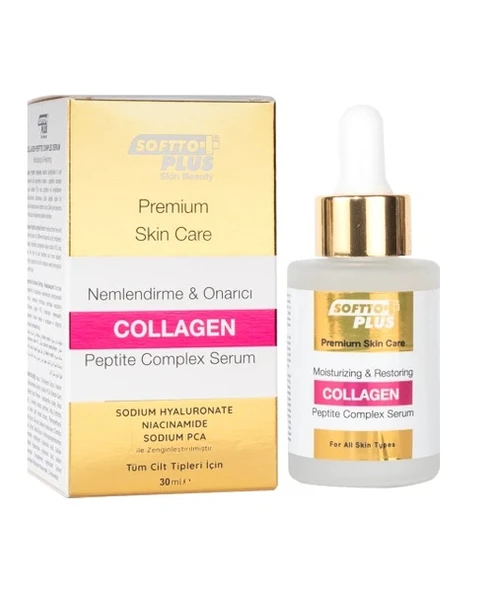 Softto Plus Premium Nemlendirici Serum Collagen 30 Ml ürün görseli 1