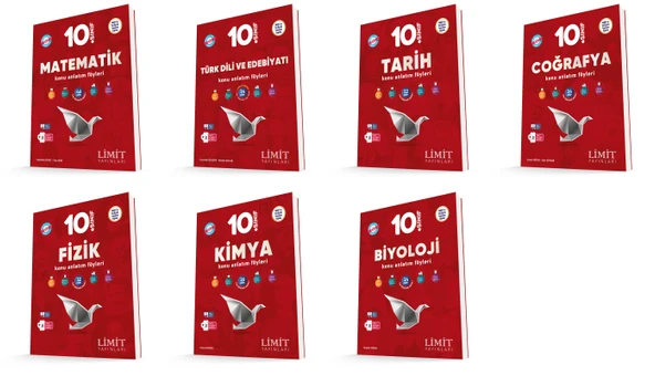 Limit 2026 10. Sınıf Konu Anlatım Föyleri Seti Kaf 7 Kitap Kitap Güncel Müfredat ürün görseli 1
