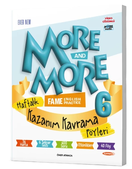 More More 2025 6. Sınıf Kazanım Kavrama Föyleri ürün görseli 1