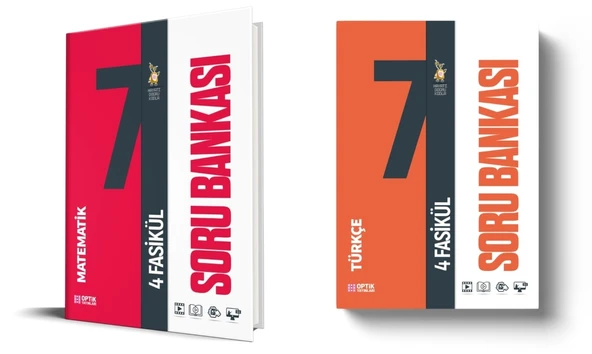 Optik 2026 7. Sınıf Matematik + Türkçe Fasikül Soru Bankası Seti 2 Kitap ürün görseli 1