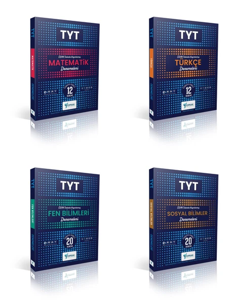 Toprak 2025 Tyt Matematik + Türkçe + Sosyal + Fen Deneme Seti 4 Kitap ürün görseli 1