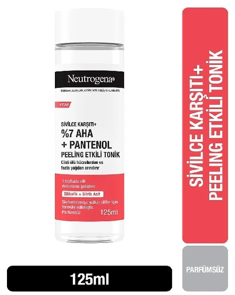 Neutrogena Sivilce Karşıtı Peeling Etkili Tonik 125 Ml ürün görseli 1