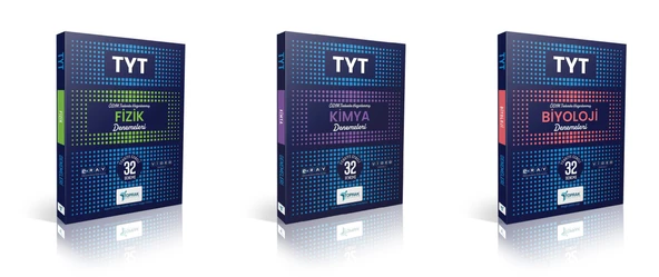 Toprak 2025 Tyt Fizik + Kimya + Biyoloji Deneme Seti 3 Kitap ürün görseli 1