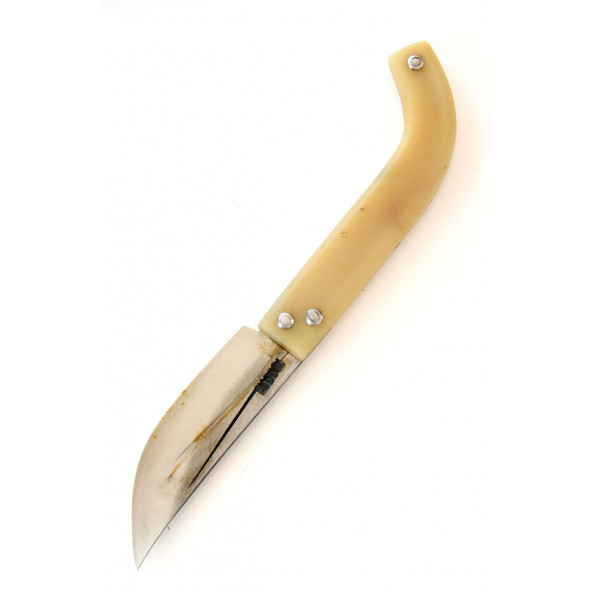 Tapan Cep Çakısı 19 cm Paslanır Kara Çelik Sarı ürün görseli 1
