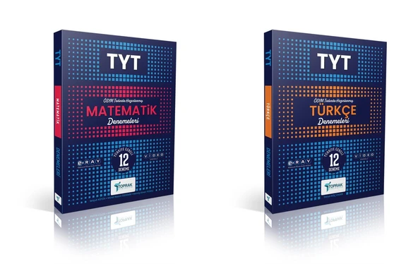 Toprak 2025 Tyt Matematik + Türkçe Deneme Seti 2 Kitap ürün görseli 1