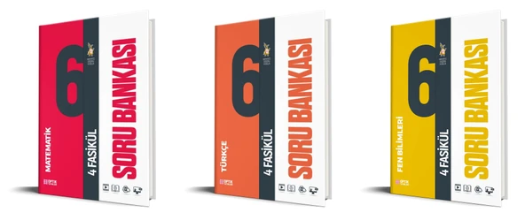 Optik 2026 6. Sınıf Matematik + Türkçe + Fen Aes Fasikül Seti 3 Kitap ürün görseli 1