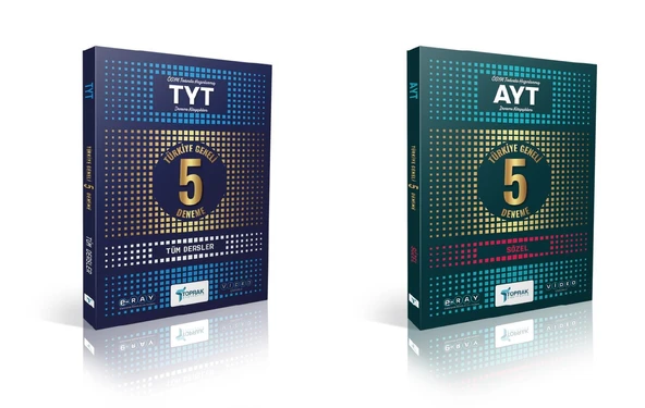 Toprak 2025 Tyt + Ayt Sözel 5 Genel Deneme Seti 2 Kitap ürün görseli 1