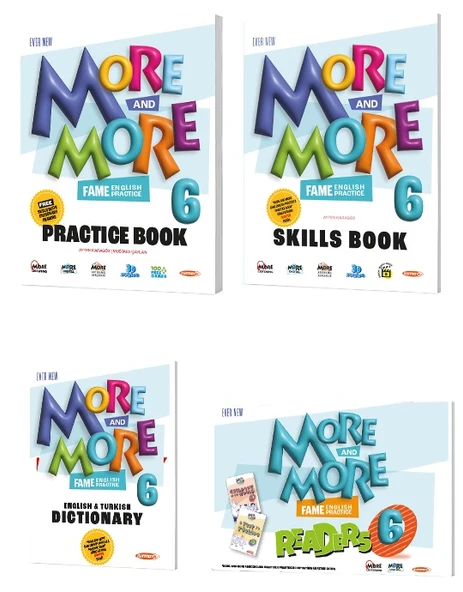 More More 2025 6. Sınıf Practice Book 4 Lü Set ürün görseli 1