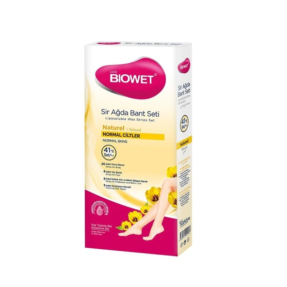 Bıowet Sir Ağda Bant Seti 41 Li Naturel Normal Ciltler ürün görseli 1
