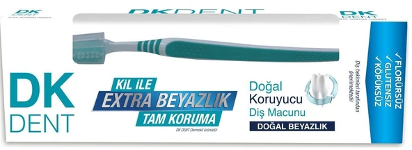 Dermokil Dk Dent Diş Macunu Klasik Kil Özlü 75 Ml Fırça Hediyeli ürün görseli 1