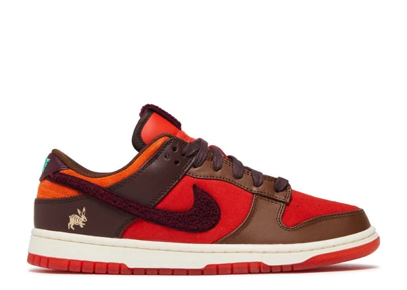 Nike Dunk Low Retro PRM Light Crimson FD4203-661 Sneaker Spor Ayakkabı ürün görseli 1
