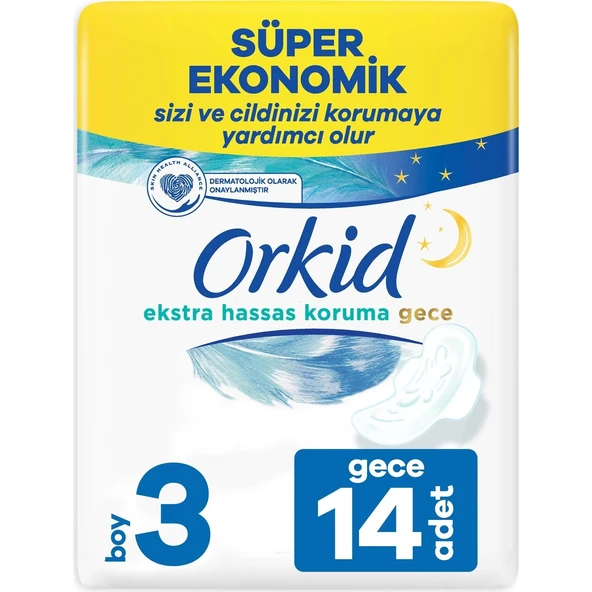 Orkid Ekstra Hassas Paket Gece 14 Lü ürün görseli 1