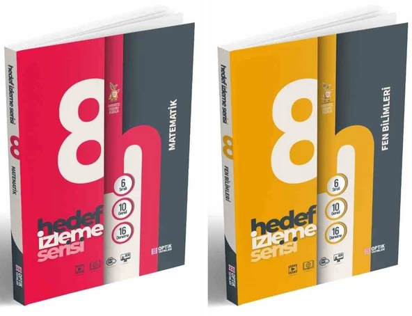 Optik 2026 8. Sınıf Lgs Matematik + Fen Bilimleri Branş Deneme Seti 2 Kitap ürün görseli 1