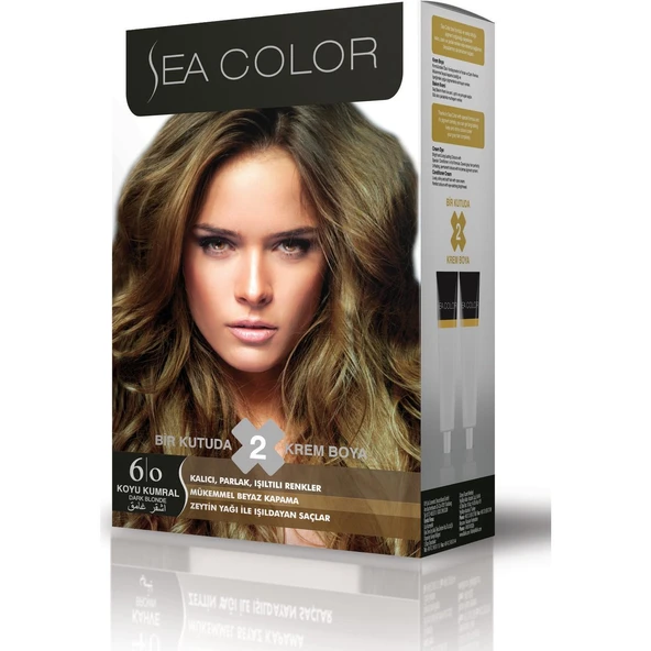Sea Color Saç Boyası 6/0 Koyu Kumral ürün görseli 1
