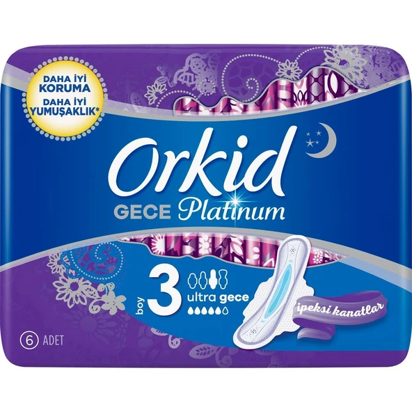 Orkid Platinum Tekli Paket Gece 6 Lı ürün görseli 1