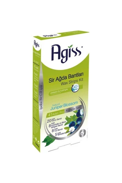 Agiss Sirli Vücut Ağda Bant 41 Li Hassas Ciltler İçin ürün görseli 1