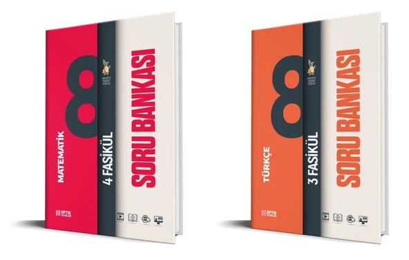 Optik 2026 8. Sınıf Lgs Matematik + Türkçe Fasikül Soru Bankası Seti 2 Kitap ürün görseli 1