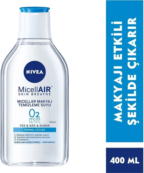 Nıvea Mıcellar Makyaj Temizleme Suyu Normal Ciltler 400 Ml ürün görseli 1
